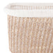 Isalbi Amalfi Arlow Collection Basket 3pcs Set Natural & White