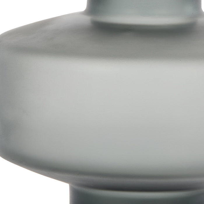 NSIMG-SHA256:011b16a8c5afa14bc8a1e9ff3aaf0d944fd02734bd751e99264106f30ee890b9 · Isalbi Amalfi Jasper Glass Vase Matte Grey