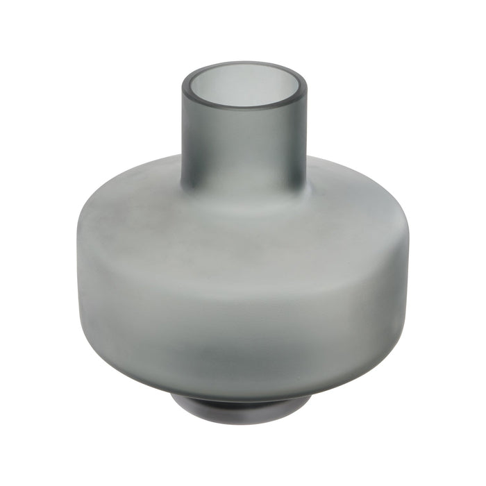 NSIMG-SHA256:f9d55f0afcfebcce873a897a7e5773a41dc7fb40f6aaea58d61f4d2d448b9575 · Isalbi Amalfi Jasper Glass Vase Matte Grey