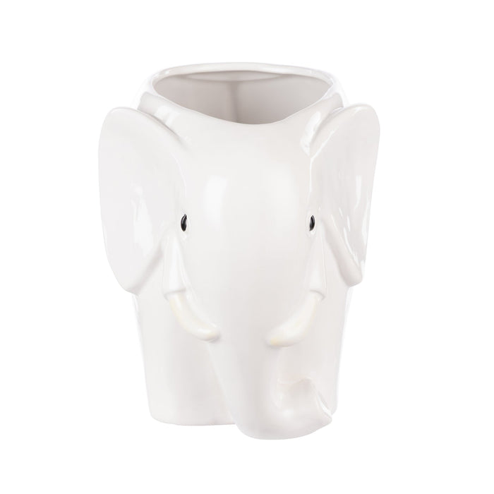 NSIMG-SHA256:3d66e3a4428ca8bc8f4540eadd6f0183c478ca8cd024646a0d367358a2d9e31e · Isalbi Emporium Brynlee Elephant Vase Wide White