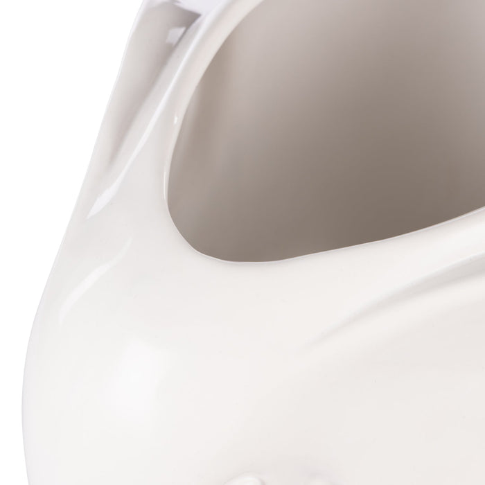 NSIMG-SHA256:a142bad7396512405f785ef293b03f0451280aeadb1900a2db17f63db3a2633b · Isalbi Emporium Brynlee Elephant Vase Wide White