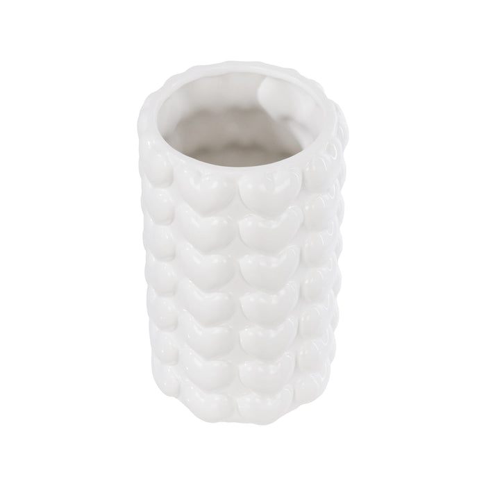 NSIMG-SHA256:a701245b0d4cd5a04d6e07d1c1347ca5de9bc627c715c31dbbdfb82e17476769 · Isalbi Emporium Sweetheart Vase Medium White