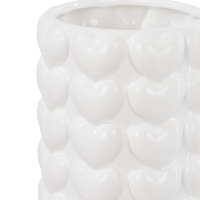 NSIMG-SHA256:b0ef3e3885d35141c0cf659cafe82e522e61642f8b5df1057855792aafa9af56 · Isalbi Emporium Sweetheart Vase Medium White