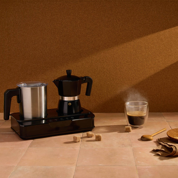 NSIMG-SHA256:980ecff4fca35a853a308dee1c6831e8add1310316e017b278833813e41b49cb · Isalbi Leaf & Bean Electric Espresso Maker With Milk Frother & Warmer 1200W Black