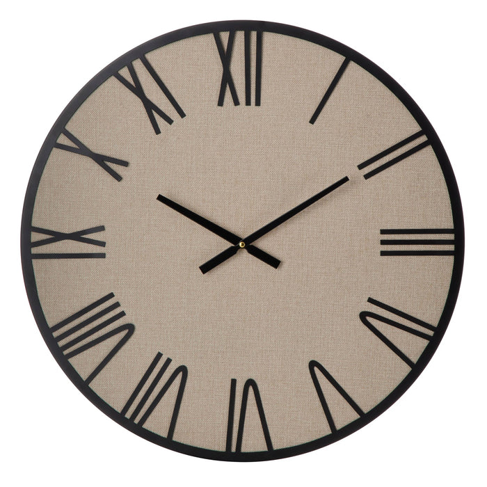 NSIMG-SHA256:a4230980159c76ea5e328c19d3fe4a91d0ca753b51536d86a6139ed98e8ae50e · Isalbi Amalfi Cologne Wall Clock Black & Linen