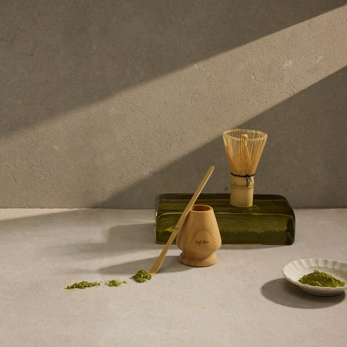 NSIMG-SHA256:d683c08abdb87d6141b18e4da739614a13cec58c9f571823787afc75de64da6c · Isalbi Leaf & Bean Bamboo Matcha 3pcs Set Natural