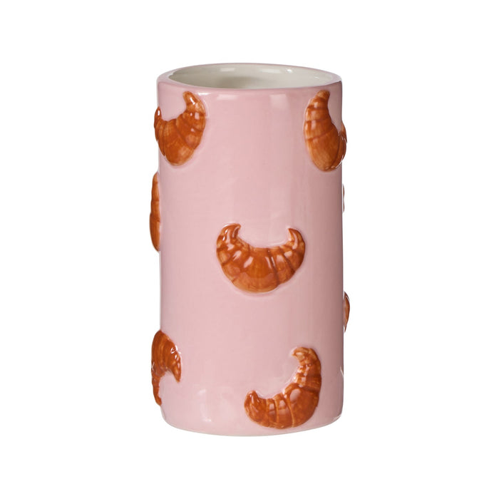 NSIMG-SHA256:de3127218b31ac2dfb7e66d2a6dce09cb0d7333fec05604c866e8f67027f754d · Isalbi Emporium Colette Croissant Vase Pink & Brown