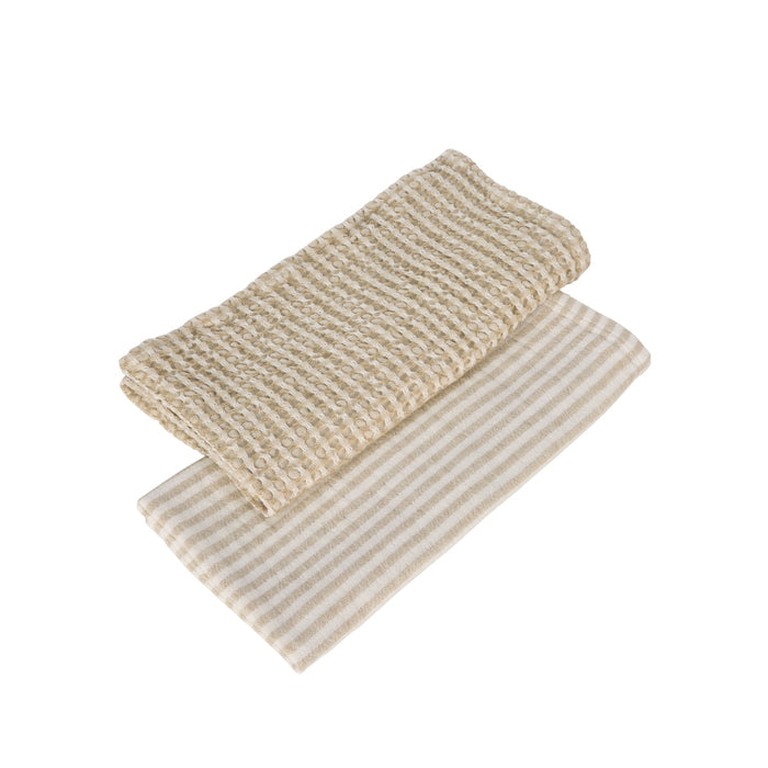 NSIMG-SHA256:6fa1cf90994e7122c101b550399ddf088b26d5a2fc4d84ededc9660efbfa266f · Isalbi Davis & Waddell Heritage Stripe Cotton Tea Towel 2pcs Set