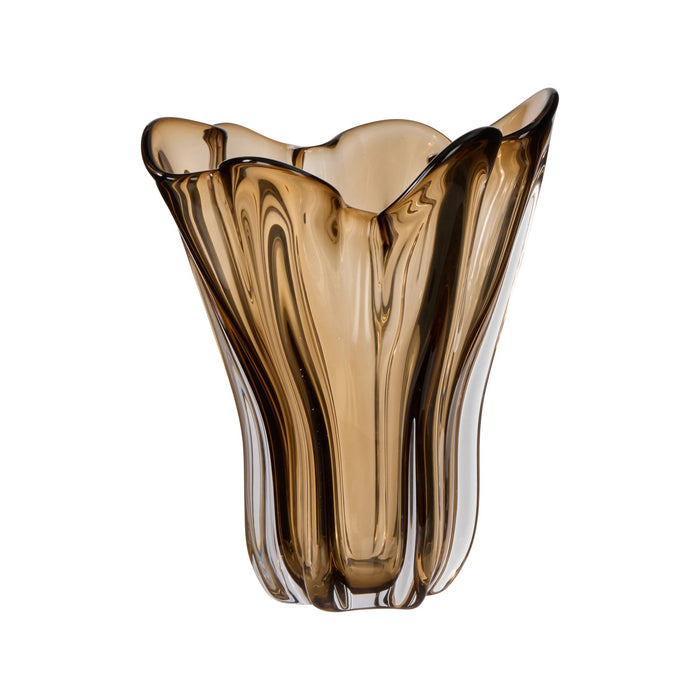 NSIMG-SHA256:b93f079f45ead331a63e73e2ac4c518544d26f7377aa53104d6e765ac0abb0f5 · Isalbi Amalfi Wavy Glass Vase Amber