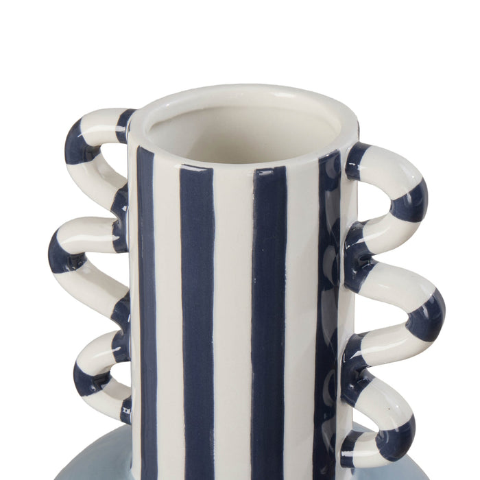 NSIMG-SHA256:a15e5cd9ee06d6659c27e717da73fb7295b4a286eb67a5e7456f769df23d2eed · Isalbi Emporium Harper Stripe Vase Small Blue & Moonbeam