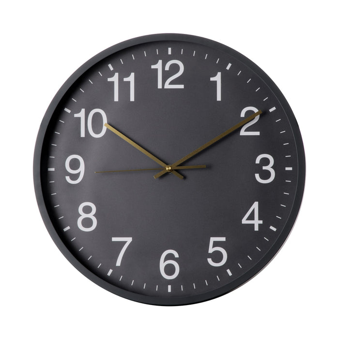 NSIMG-SHA256:97302c527898b8ff69e6bb0ed782dd95da6d3b45682802e1d1d547ba4418b5de · Isalbi Amalfi Hudson Wall Clock Grey