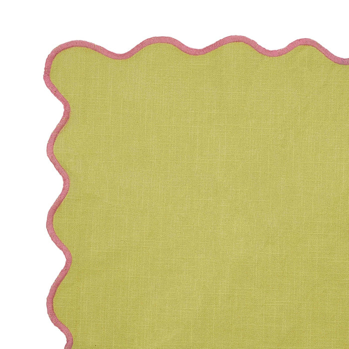 NSIMG-SHA256:94465267125d68168bcf043a25ac1ed70f9032daa054ef4346c556b8d9366ade · Isalbi Emporium Neo Scalloped Napkin Lime & Pink