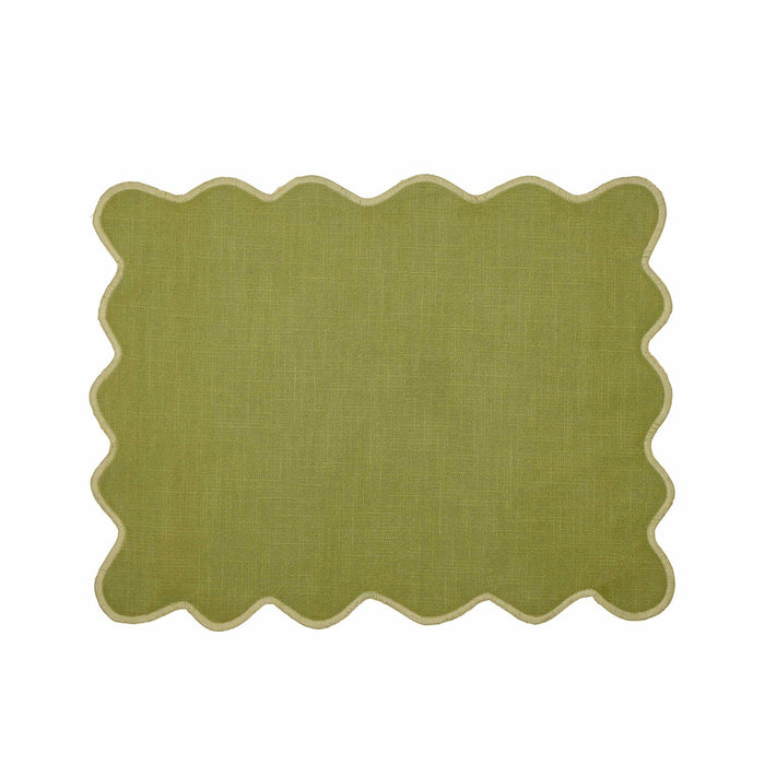 NSIMG-SHA256:52b9baafddd10eef2bac6fda5156df5183cfba58be7ccf79242b5df270b35e06 · Isalbi Emporium Neo Scalloped Placemat Green & Lime