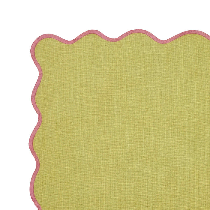NSIMG-SHA256:72967556fe2f67ebf52dcf0afdfb3db55611f17be14c9785d49f2470519d64d5 · Isalbi Emporium Neo Scalloped Placemat Lime & Pink