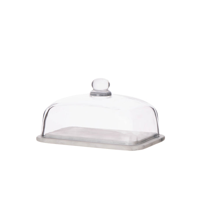 NSIMG-SHA256:e117333cbbe8ca4acfd4855afefcacd18d234e333fbd5856925ac275c6645cb5 · Isalbi Davis & Waddell Nuvolo Marble Butter Dish White Grey