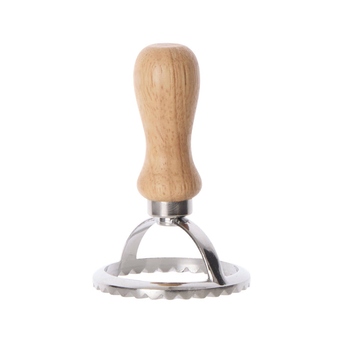 NSIMG-SHA256:b2b6838bf998bd9332201d33747bf02ce586d1214de70c710ed64522aa19ace9 · Isalbi Davis & Waddell Ravioli Round Cutter Silver & Beechwood