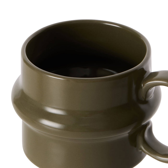 NSIMG-SHA256:db346244f57bfb520439eea23de6c961f733d73fc80f116debddfefe6665e94e · Isalbi Amalfi Form Mug Green