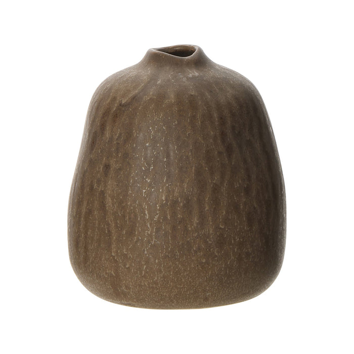 NSIMG-SHA256:19a9fcf18ce9745d6733e8b07aaee74ce6c1d78e2fa22674d58daaa852c52b19 · Isalbi Amalfi Linden Pebble Vase Reactive Deep Brown