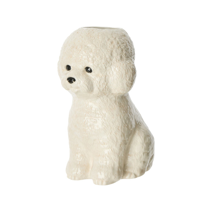 NSIMG-SHA256:849f38845c36580e09faf3f02fe80b719b3aaadf1890447fe44d9f00e4216314 · Isalbi Emporium Bobby Dog Vase White