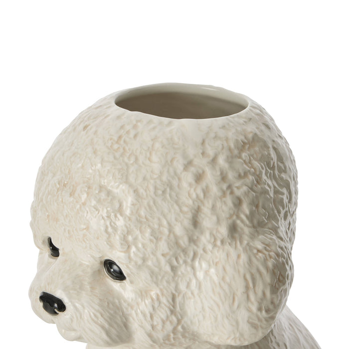 NSIMG-SHA256:969e91095ad90baa70392bb319cfadc9da22ec21af14fbb09ef741fc94e87afd · Isalbi Emporium Bobby Dog Vase White