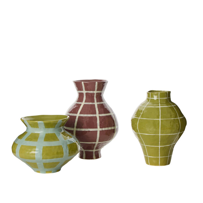 NSIMG-SHA256:3faeb08820bcb3b612d8dcdd1e7cef4992b2269fada4e955f05e6e805b12796a · Isalbi Amalfi Eden Check Vase Green Check