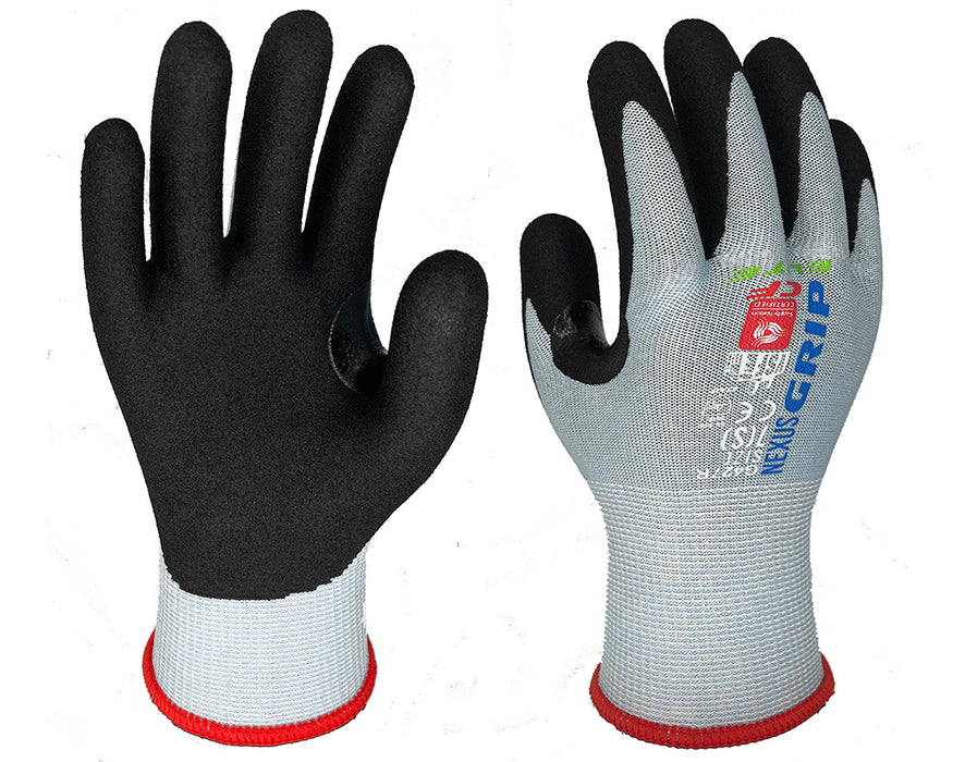 NEW Nexus GRIP Elite G427R Gloves - 18gg Cut-Resistant with Sandy Nitrile Foam Coating, S-2XL G427R