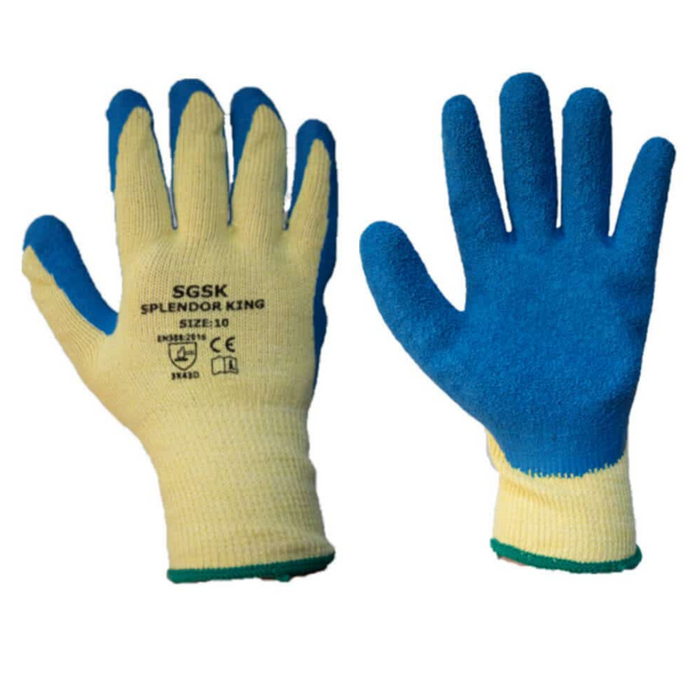 FortisCut 5 Latex Crinkle Coated Gloves G501 - High Durability and Puncture Resistance