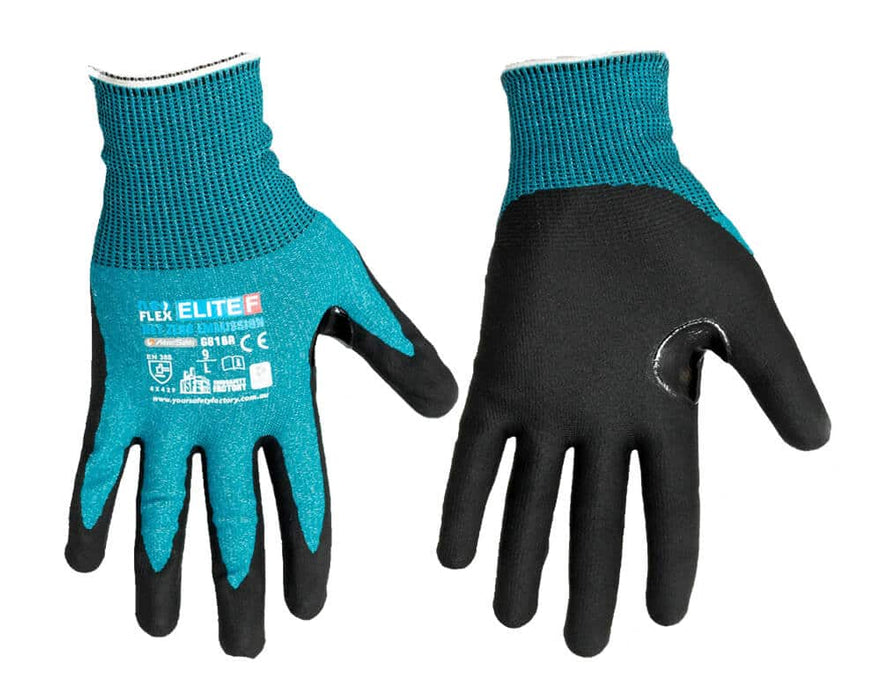 NEW NeoFlex ELITE G818R - Breathable Nitrile Foam Gloves, Cut Level F/A6, S-3XL G818R