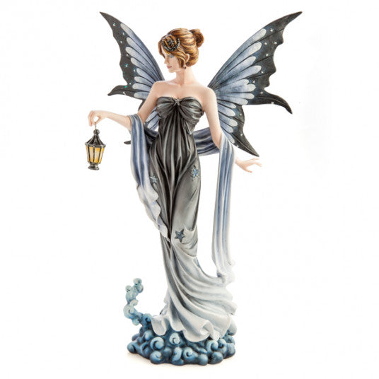 Large Light-up Star Fairy with Lantern Figurine