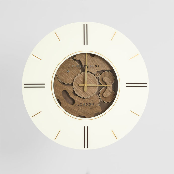 Thomas Kent Cogger Wall Clock Dark Walnut
