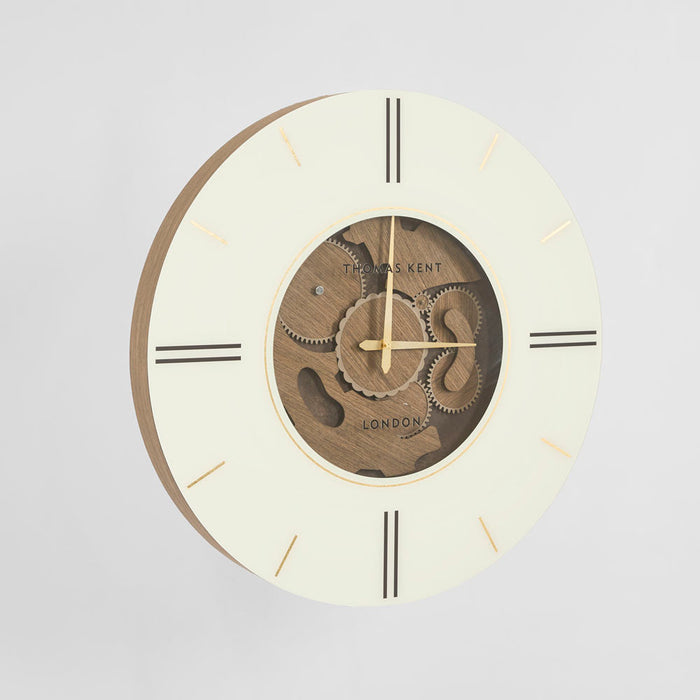 Thomas Kent Cogger Wall Clock Dark Walnut