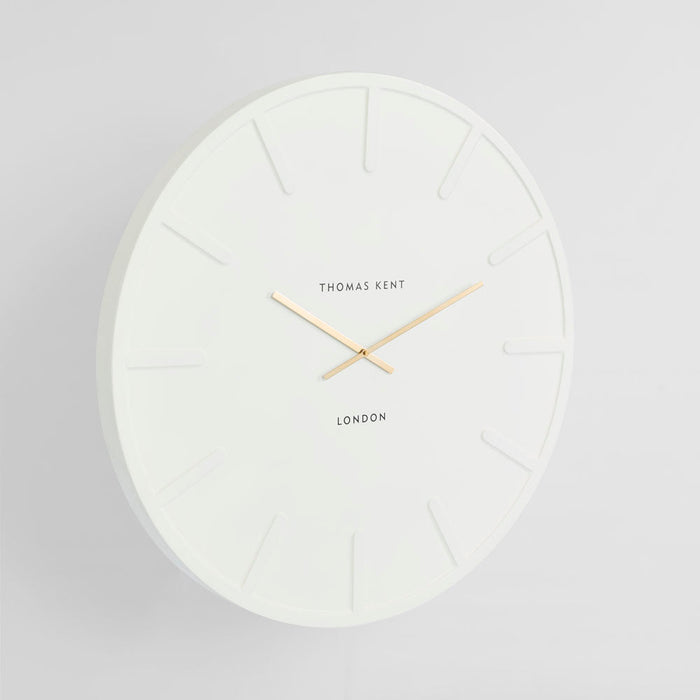 Thomas Kent Larson Wall Clock White