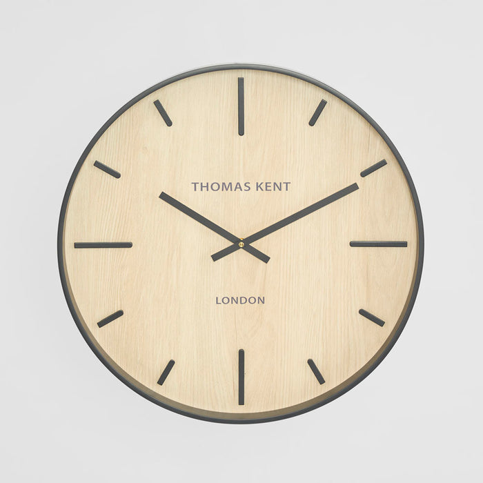 Thomas Kent Woodstock Wall Clock 50cm White/Oak
