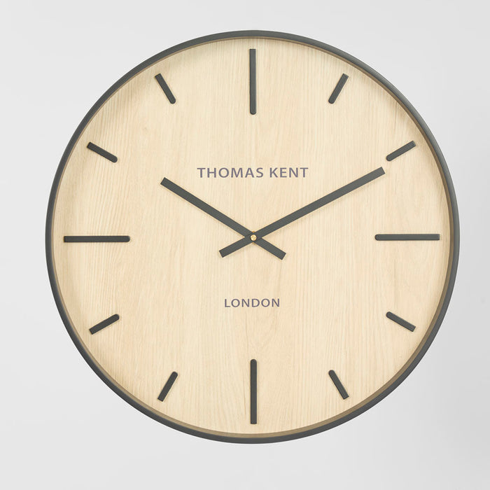 Thomas Kent Woodstock Wall Clock 50cm White/Oak