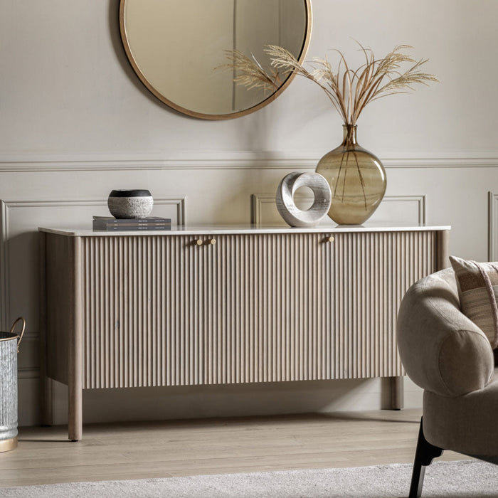 Marmo 3 Door Sideboard 1516x450x750mm