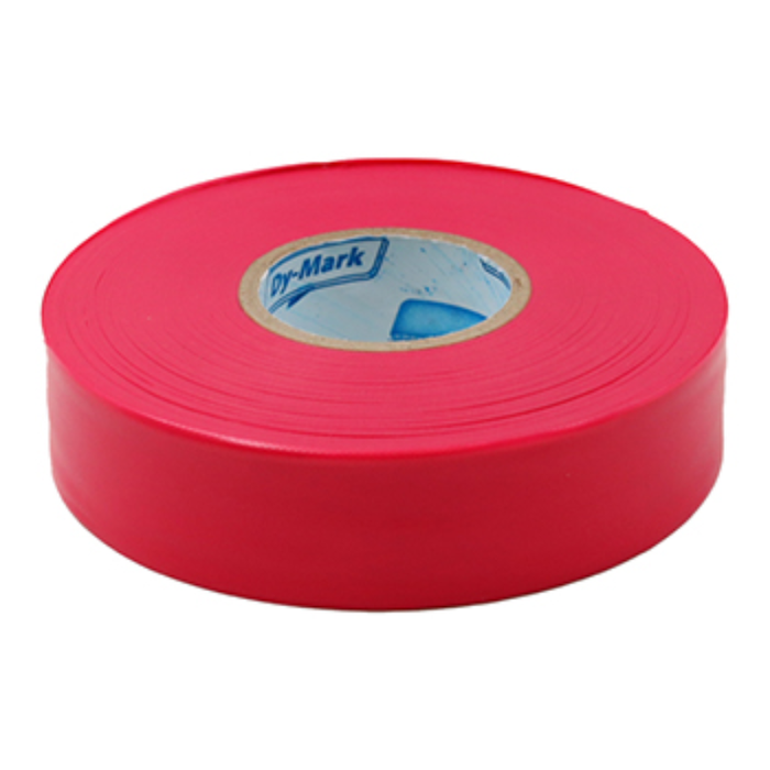 Dy-Mark Survey Tape  25x100 and Survey Pins Fluoro Pink