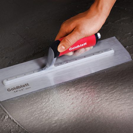 Goldblatt Pro Finishing Trowel Soft Handle - 20In.x4In., 18Inx4In, 16Inx4In, 14Inx4In, 12Inx4In
