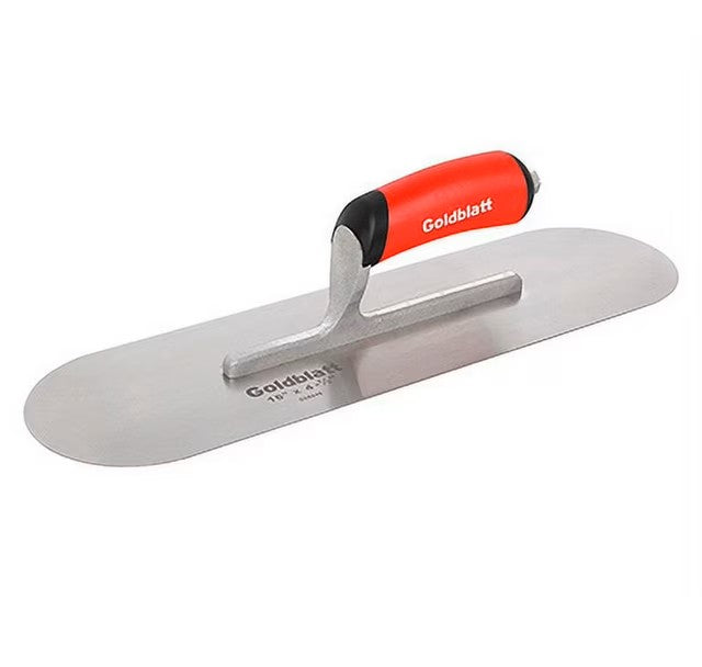 Goldblatt Pro Finishing Trowel Soft Handle - 20In.x4In., 18Inx4In, 16Inx4In, 14Inx4In, 12Inx4In