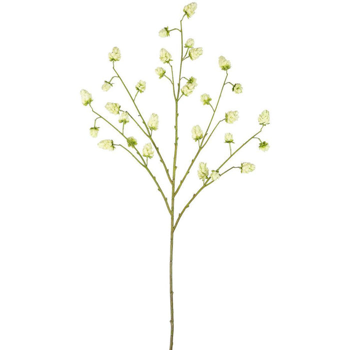 Hop Flower Spray 112cm White