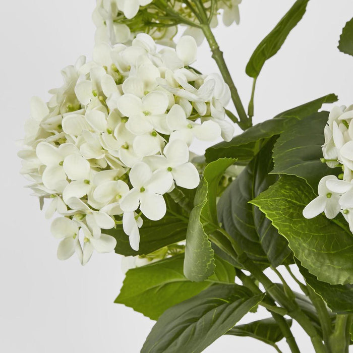 Hydrangea Potted Real Touch White 53cm