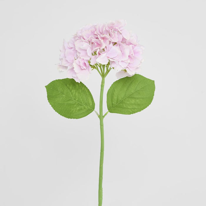 Hydrangea Stem Soft Touch 50cm Mid Pink