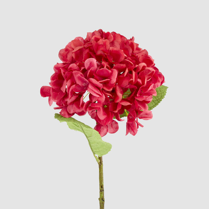 Hydrangea Flower Stem 48cm Fuchsia 6 pcs