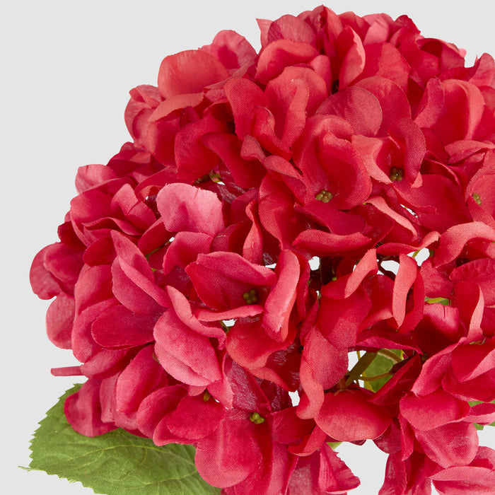 Hydrangea Flower Stem 48cm Fuchsia 6 pcs