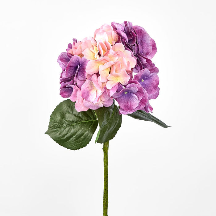 Hydrangea Real Touch Stem 64cm Pink