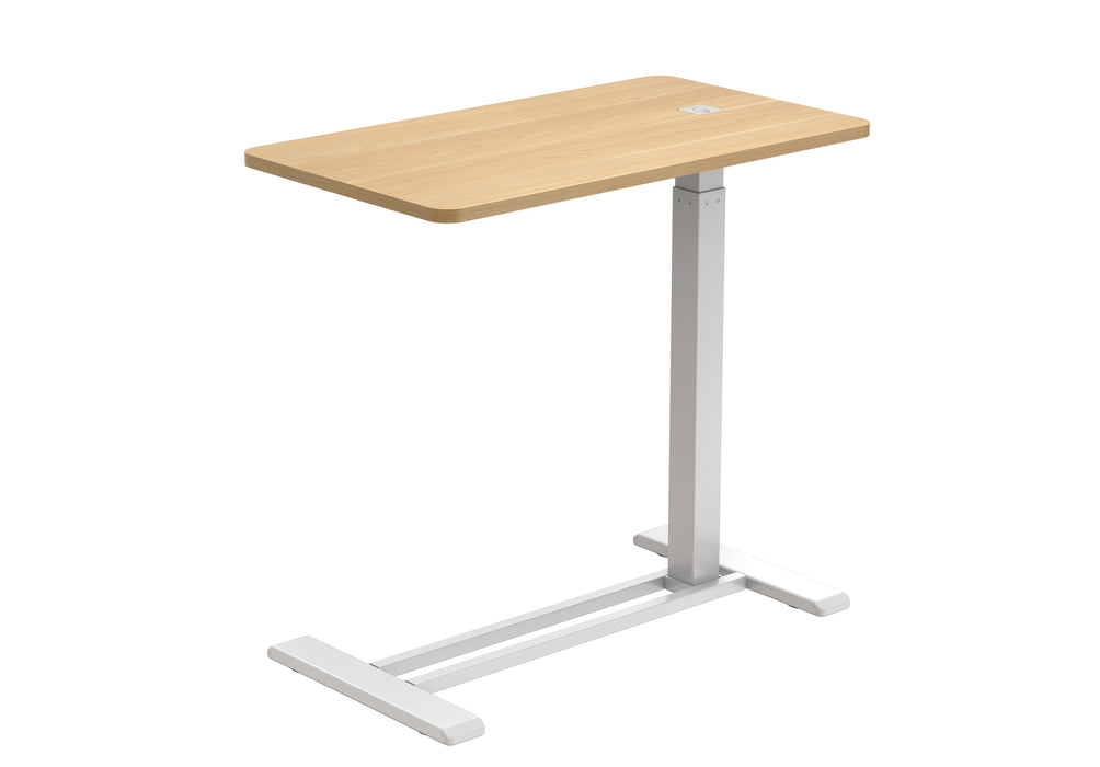 FlexiSpot H7 Overbed Table with Pneumatic Lift | Height Adjustable Rolling Desk for Bed, Couch or Recliner 🪑📚