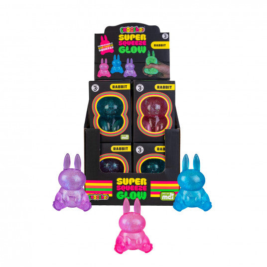 Smoosho's Super Squeeze Glow-in-the-dark Rabbit