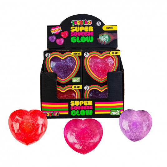 Smoosho's Super Squeeze Glow in the Dark Heart