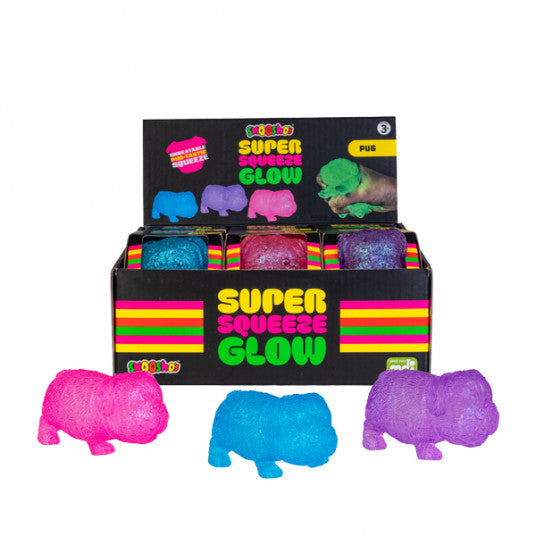 Smoosho's Super Squeeze Glow-in-the-dark Pug