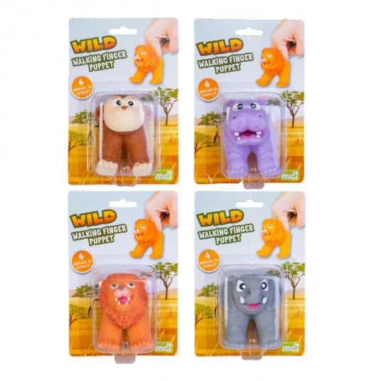 Wild Animal Walking Finger Puppet