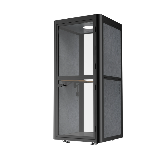 Pre-Sale FlexiSpot EP1F Phone Booth – Private Acoustic Office Pod with Soundproof Walls, Ventilation System, and Modern Design for Workspaces